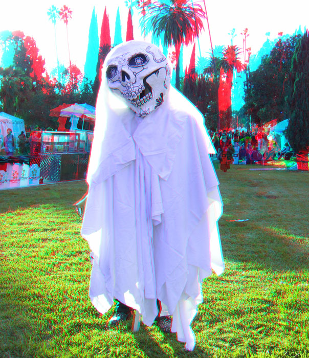 dia de los muertos anaglyph